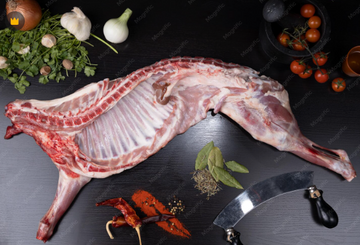 Mutton Carcass - Half Cut - Long Sliced